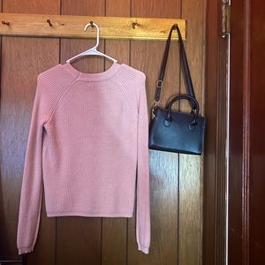 it’s a small light pink sweater from ross, worn about 3 times.